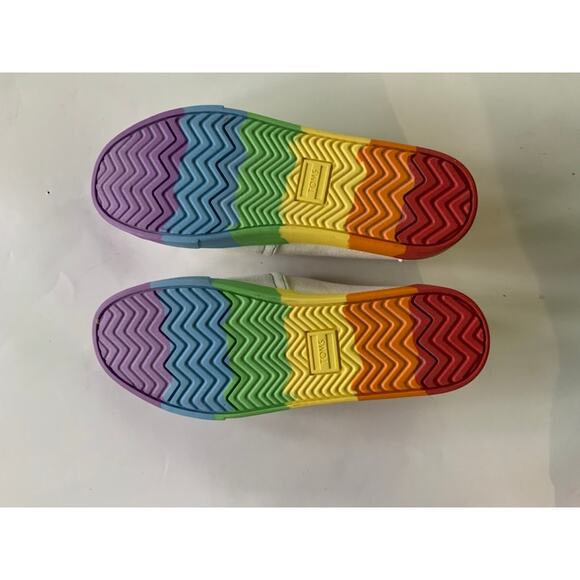 Toms PRIDE shoes slip on Damien Unity collection women's  7.5 Alpargata loafer - Picture 6 of 7